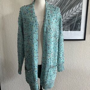 Miley Confetti Dot Cardigan Size Large